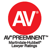 AV Preeminent | Martindale-Hubbell Lawyer Ratings