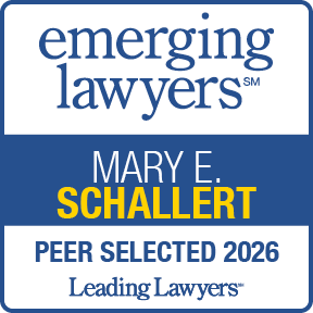 emerging lawyers MARY E. SCHALLERT PEER SELECTED 2026 Leading Lawyers™