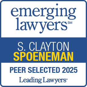 emerging lawyers S. CLAYTON SPOENEMAN PEER SELECTED 2025 Leading Lawyers™